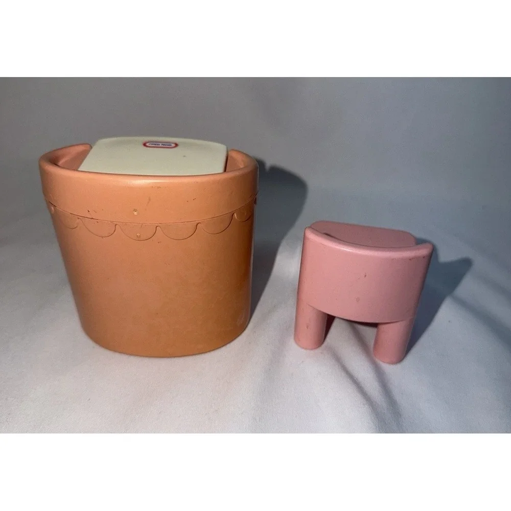 Little Tikes Dollhouse Accessories Art Table Vanity Chair